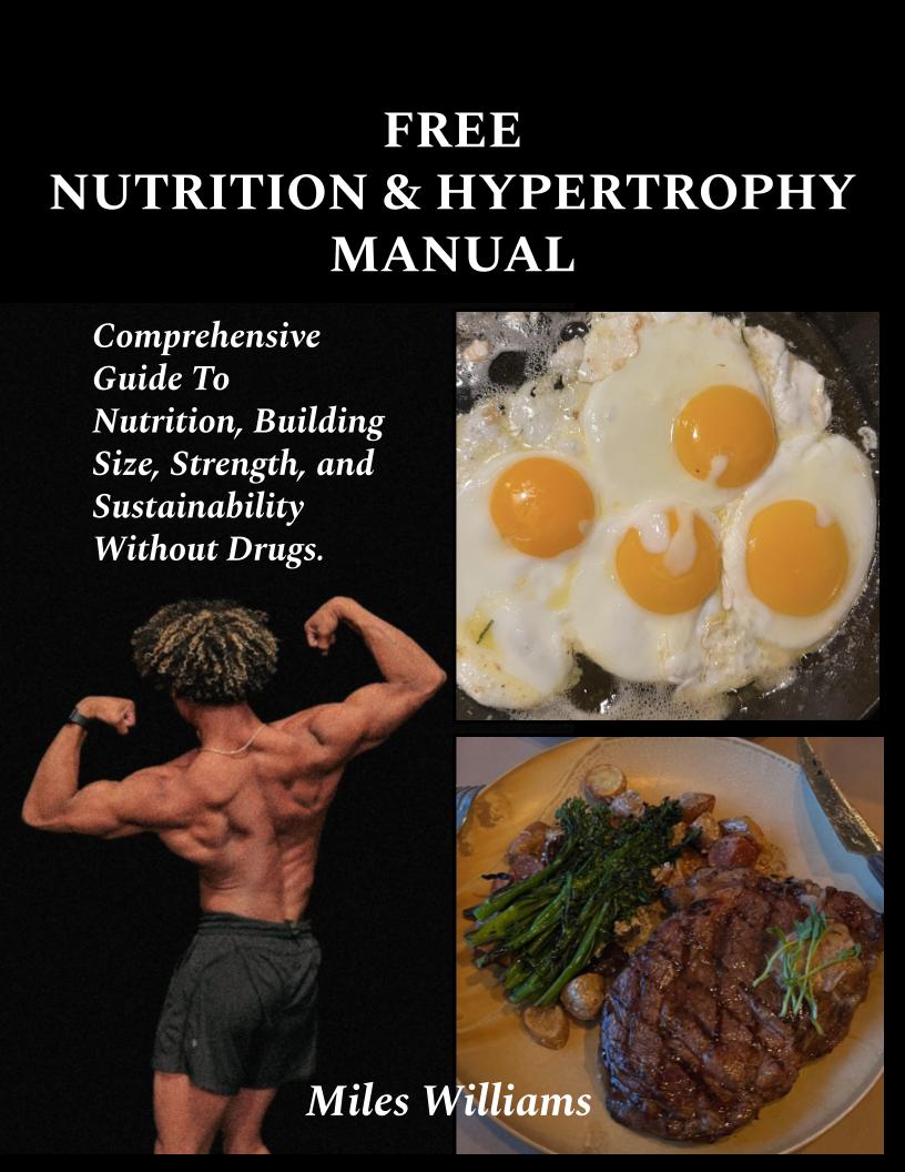 FREE Nutrition & Hypertrophy Manual eBook